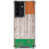 Ireland Flag Dark Wood Galaxy S21 Ultra 5G Clear Case